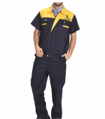 Summer Workwear Black-yellow Clothes For Men