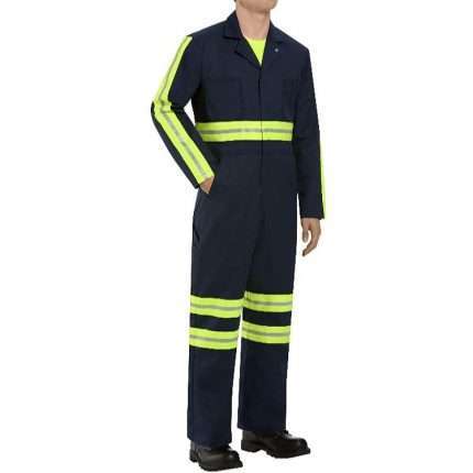 Enhanced Visibility Action Back Coverall