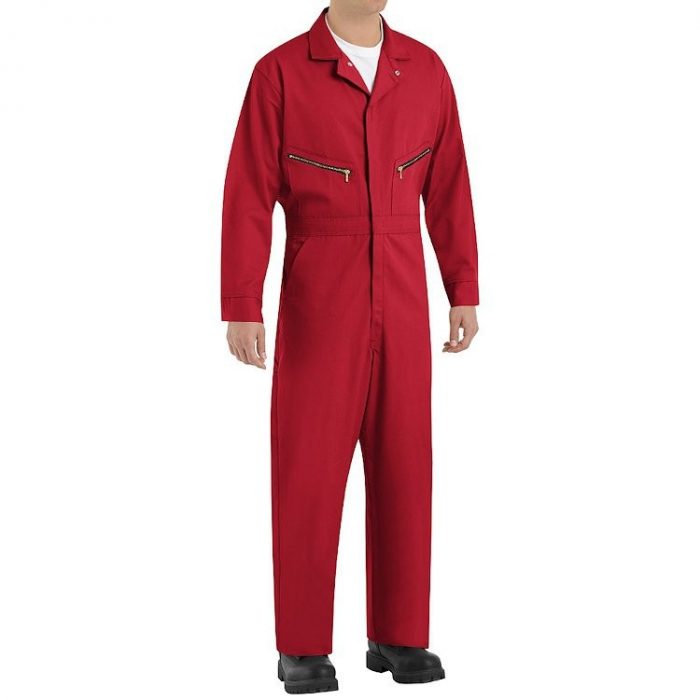 Cotton Coverall - Zip Front